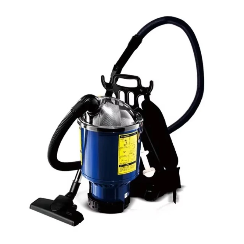 

YYHC-Mini 4L Electric Handheld Vacuum Cleaner Blue Backpack Upright Dry Functions for Car Industrial Business Hotel US Plu