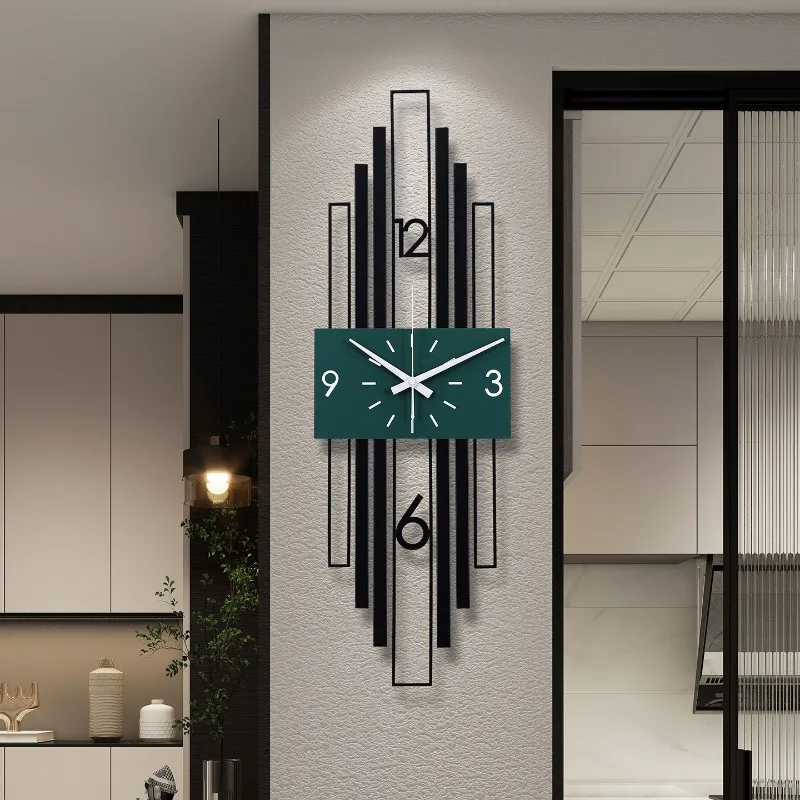 Metal Wall Art Aesthetic Wall Watch Living Room Vintage Fashion Nordic Wall Watch Modern Nordic Horloge Murale Room Decorations