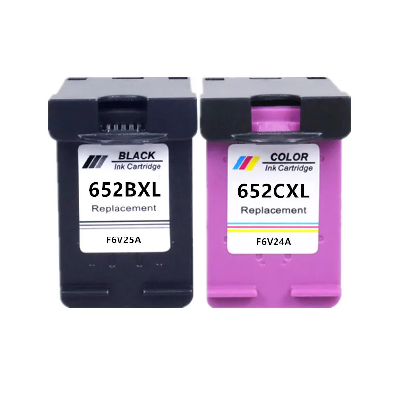 Compatible for HP652 Ink cartridge replacement for HP 652XL for HP 652 Deskjet 1115 1118 2135 2136 2138 3635 3636 3835 4536 4538