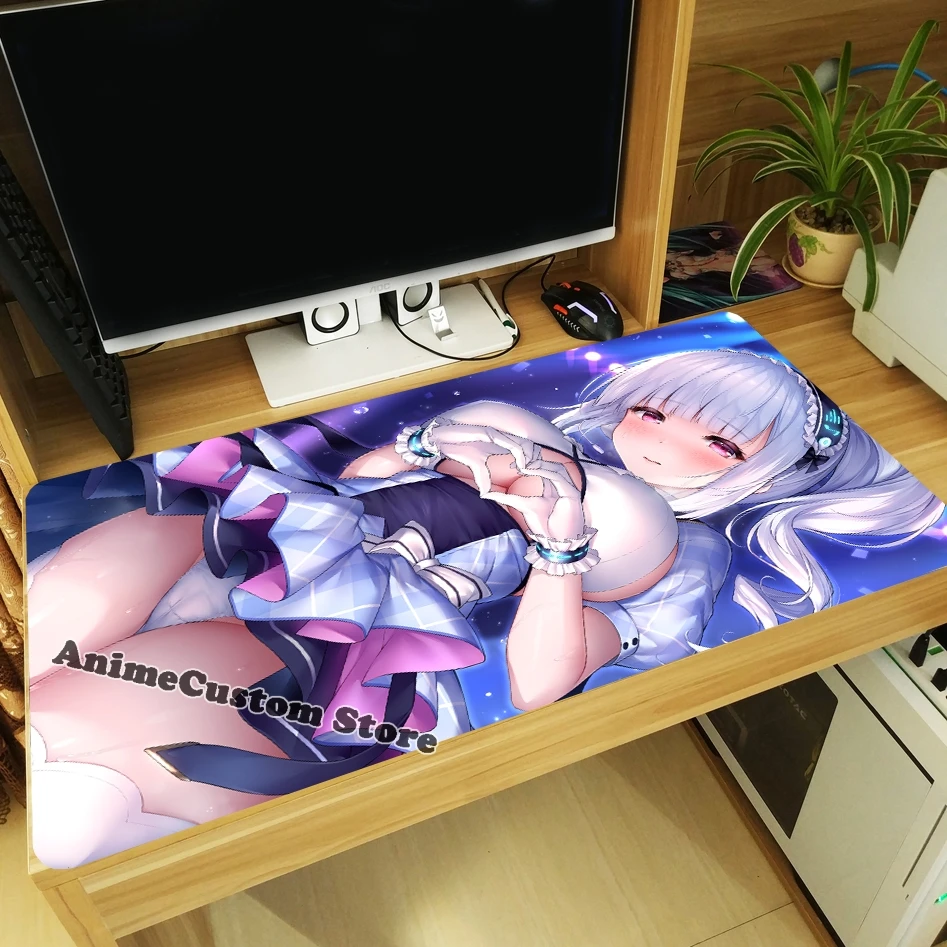 Game Anime Azur Lane HMS Dido Sirius Cosplay Large Mouse Pad Otaku Thicken Laptop Mice Mat Keyboard Mat Playmat Xmas Gift