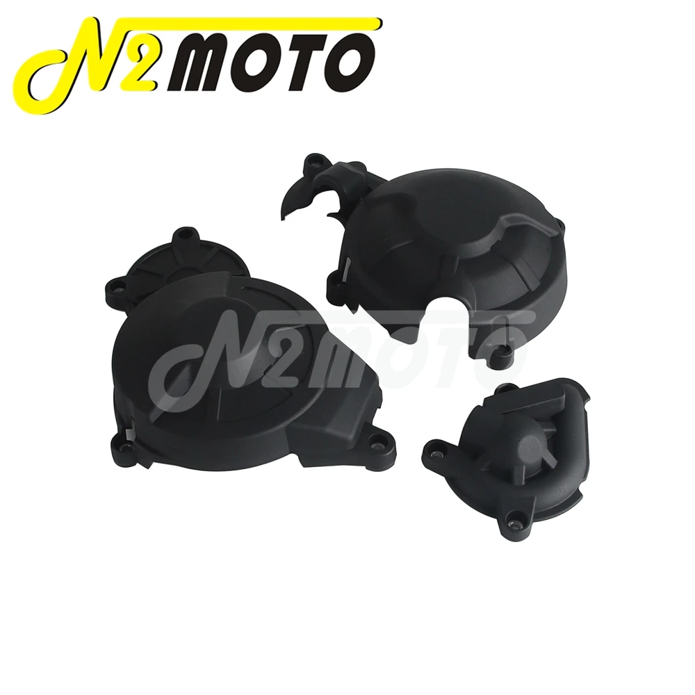 RS660 Motorcycle Engine Guard Crash Cover Fibered Nylon Engine Protection Covers Black For Tuareg 660 2022 Tuono 660 RS660 21-23