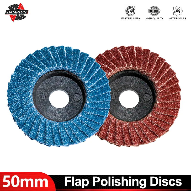 

5PCS 50mm Flap Polishing Discs Sanding Discs 75" Grinding Wheels Blade for Metal/Wood Angle Grinder Accessories Abrasive Tools