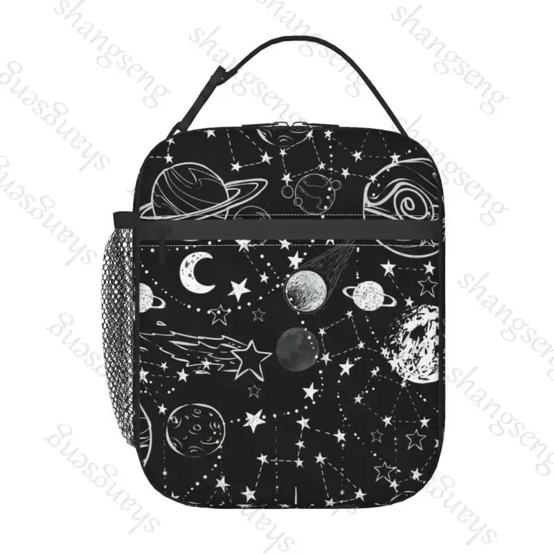 Planet astronaut universe Insulated Thermal Bag Lunch bag Foods Drink Storage Leakproof Picnic Camping Bags Outdoor Box beach