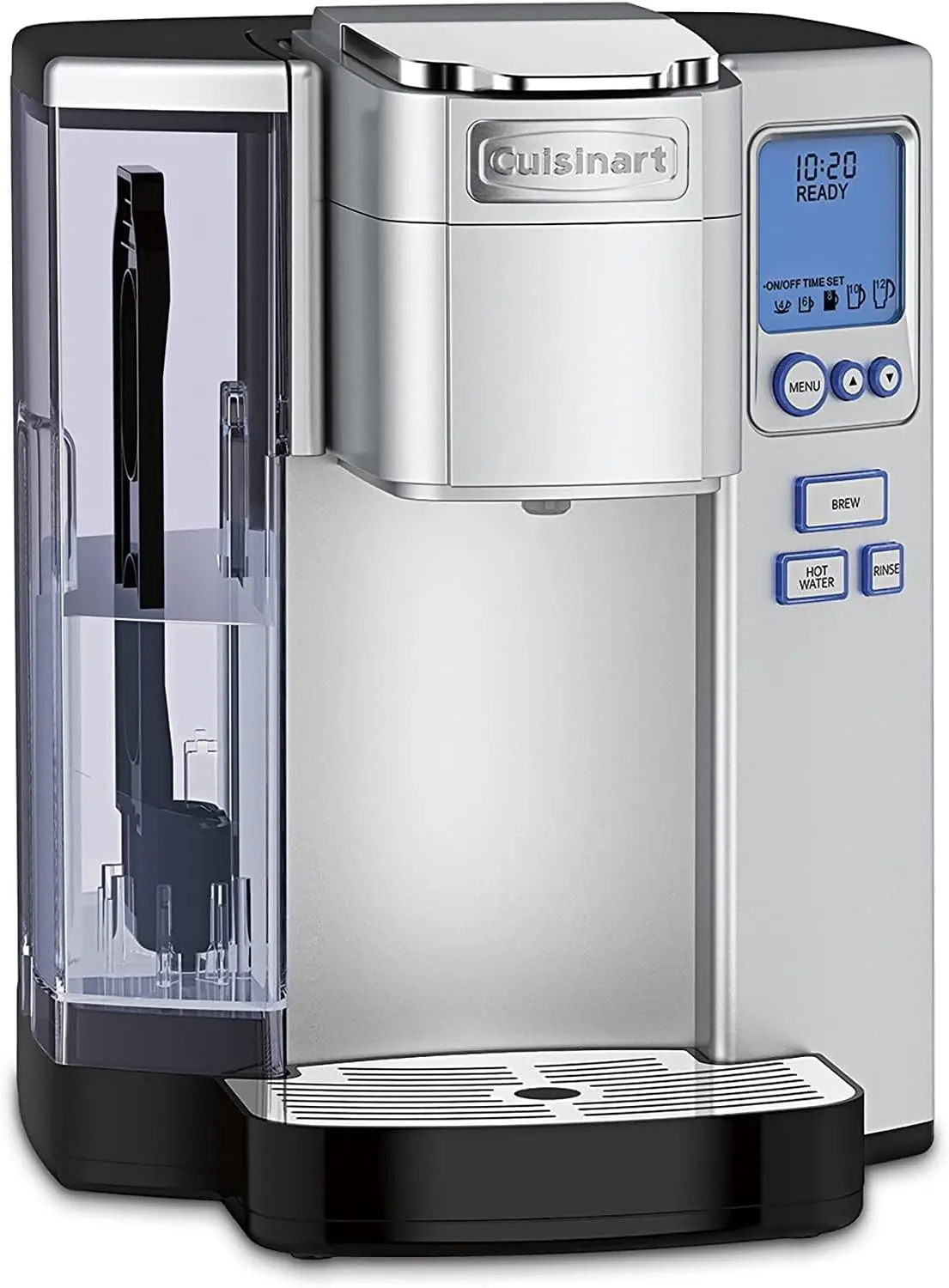 Coffee Maker, Single Serve 72-Ounce Reservoir Pod Coffee Machine, Programmable Brewing & Hot Water Dispenser, 5 Cup-Size Setting