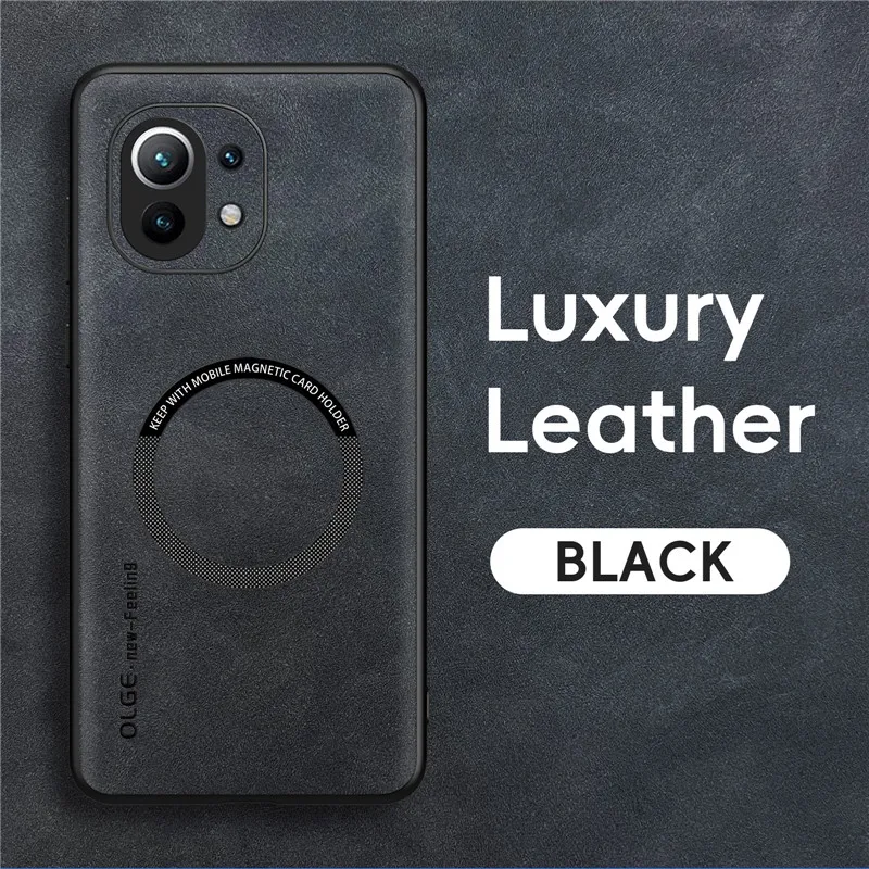 Magnetic Retro Leather Case For Xiaomi Mi 11 Pro Mi11 Pro 5G