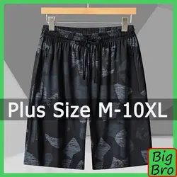 Pantalones cortos deportivos para hombre, Shorts holgados de cintura elástica, informales, para correr, Fitness, playa, talla grande 11xl