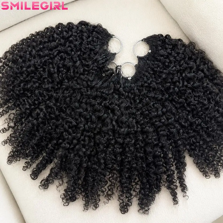 Curly Human Crochet Hair For Black Women Deep Wave Crochet Human Hair Bundles 14 Inch 120G Pre-Separated Feather Crochet Human Hair Deep Wavy Invisible Crochet Hair Extensions Natural Color
