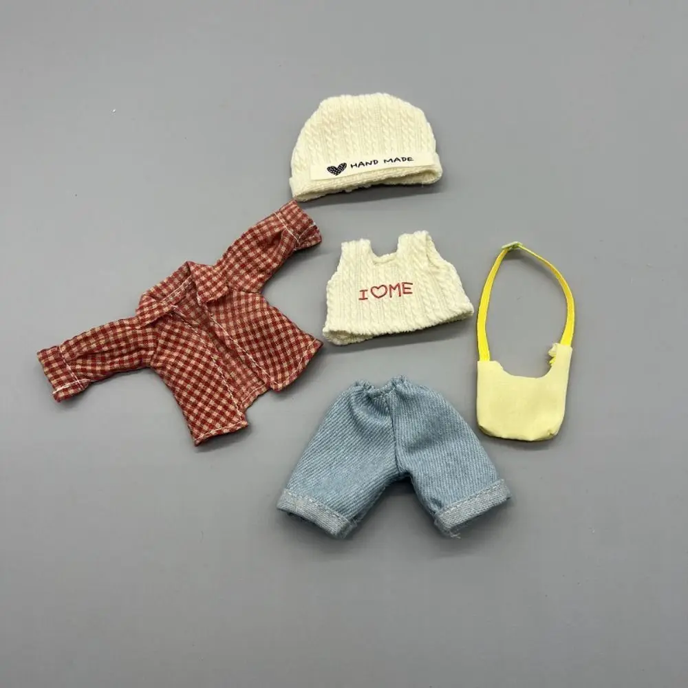 Accessories Casual Wears Elegant Dresses Humanoid Dress Up OB11 Clothes Set Handmade Cotton Cloth Princess Skirt DIY view 3