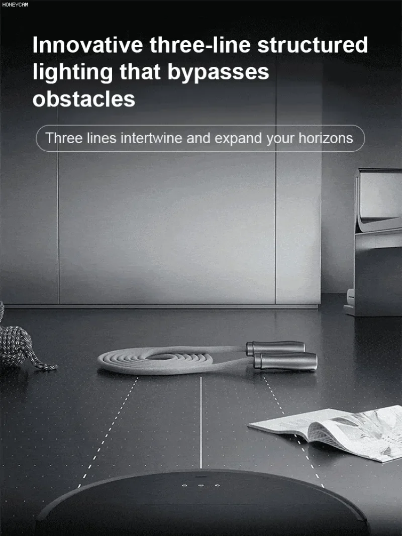 새로운 가정용 지능형 청소기 3 in 1 초박형 청소 로봇 게으른 청소 청소기