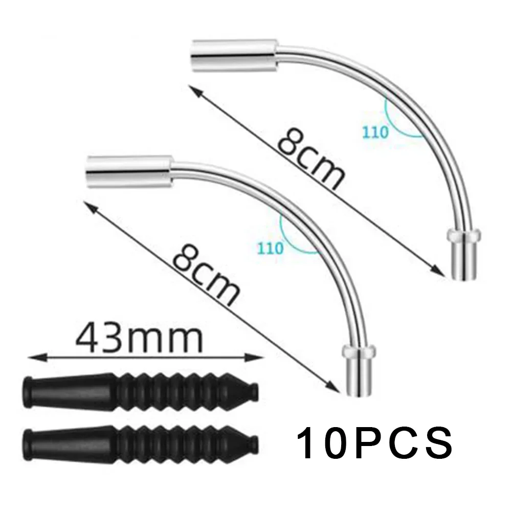 10 stücke V Bremse Nudel Und Boot Set Kabel Guide Biege Rohr Rohr Ärmeln Schutz Schlauch Bremse MTB Mountainbike Outdoor nudeln – Detail 4