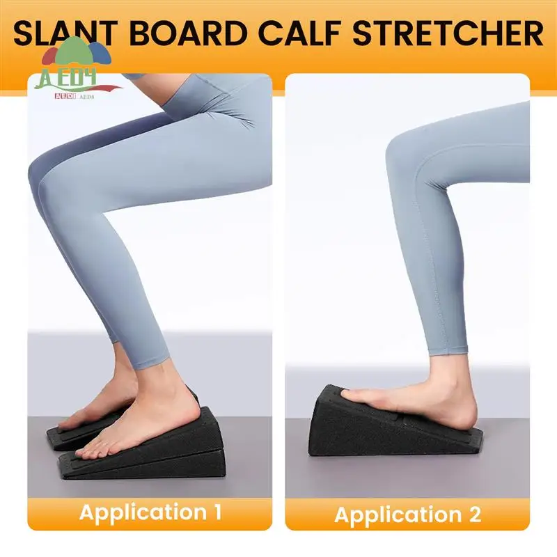 

AED4-Slant Board Calf Stretcher,3 Pcs Foot Stretcher Incline Board For Plantar Fasciitis Physical Therapy Equipment
