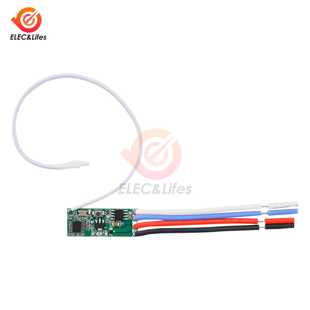 Module de télécommande sans fil à distance avant et arrière, DC 3V-12V, petit Module de commande d'e