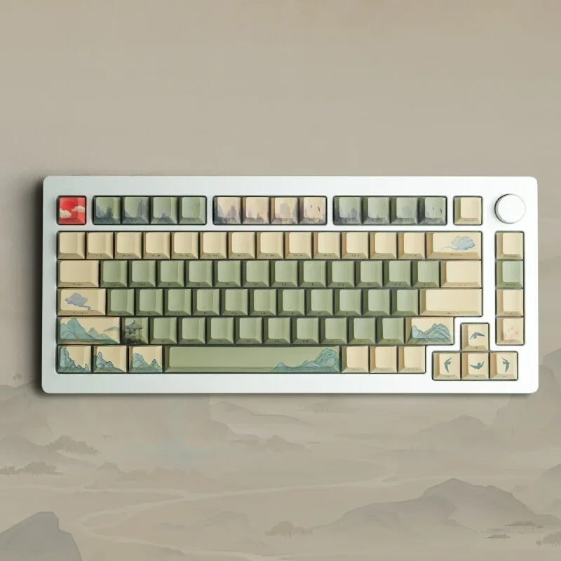 Original side-engraved keycaps PBT creative personality light-transmitting keycaps thermal sublimation customization