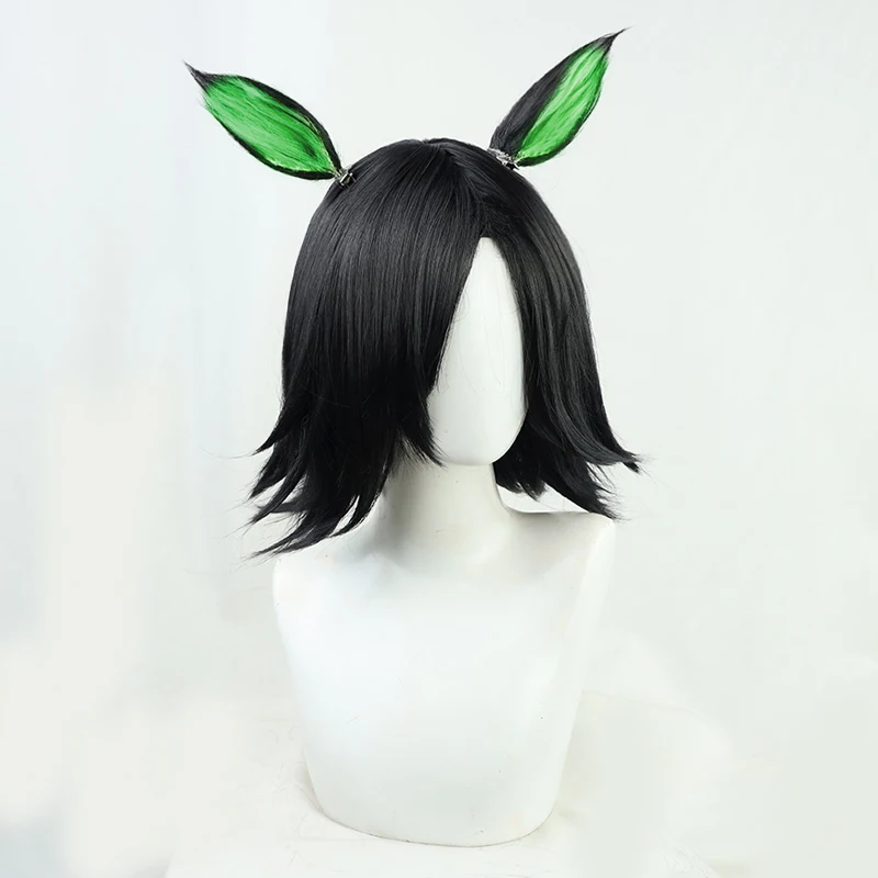ウマ娘 プリティーダービー 勝利チケット コスプレウィッグ 耳 尻尾 ハロウィンパーティー衣装小道具 人工毛 耐熱ファイバー