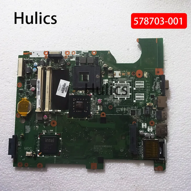 

Hulics Used 578703-001 For HP G71 CQ71 Laptop Motherboard DA00P6MB6D0 Main Board