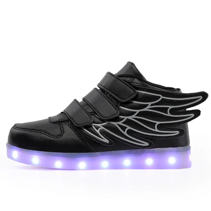 Size 27-37 Children's Light-Up Sneakers Children's Light-Up Sneakers (Boys & Girls) Light-Up Sneakers with Light-Up Soles