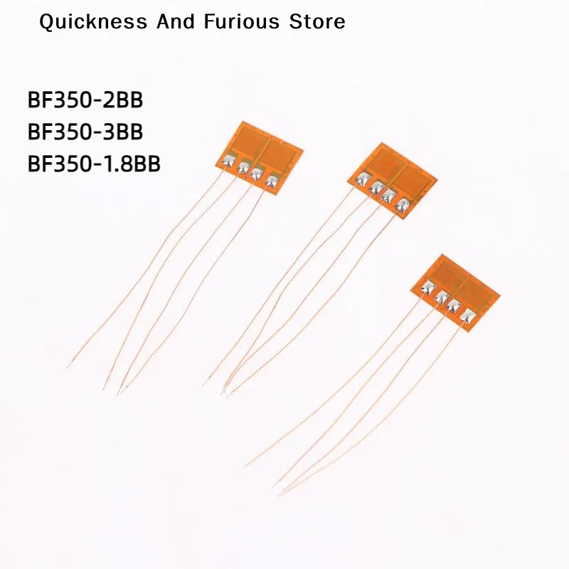 【TO】2Pcs High Quality BF350-1.8BB/2BB/3BB Foil Strain Gauge / Half Bridge Strain Gauge BB Series Strain Gauge
