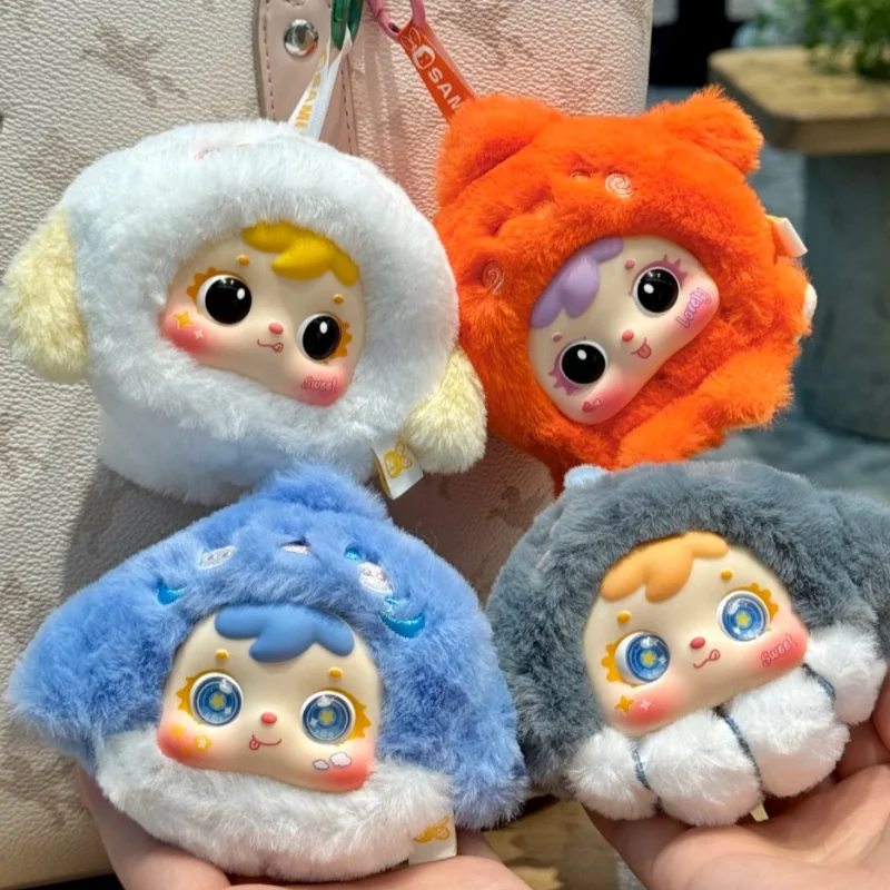 جديد 10 سنتيمتر حقيقية ثلاثة الشعر الصغير صموئيل المحيط التعبئة سلسلة صندوق أعمى حقيبة أنيقة قلادة دمية الديكور لعبة فتاة هدية #5