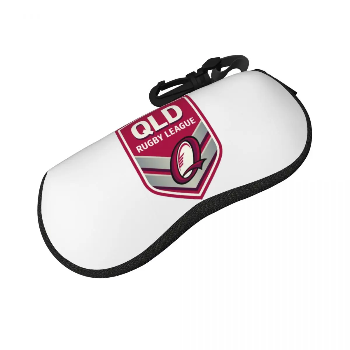 

Queensland Maroons Shell Glasses Case Protective Sunglasses Box Women Men Soft Eyeglass Bag Pouch