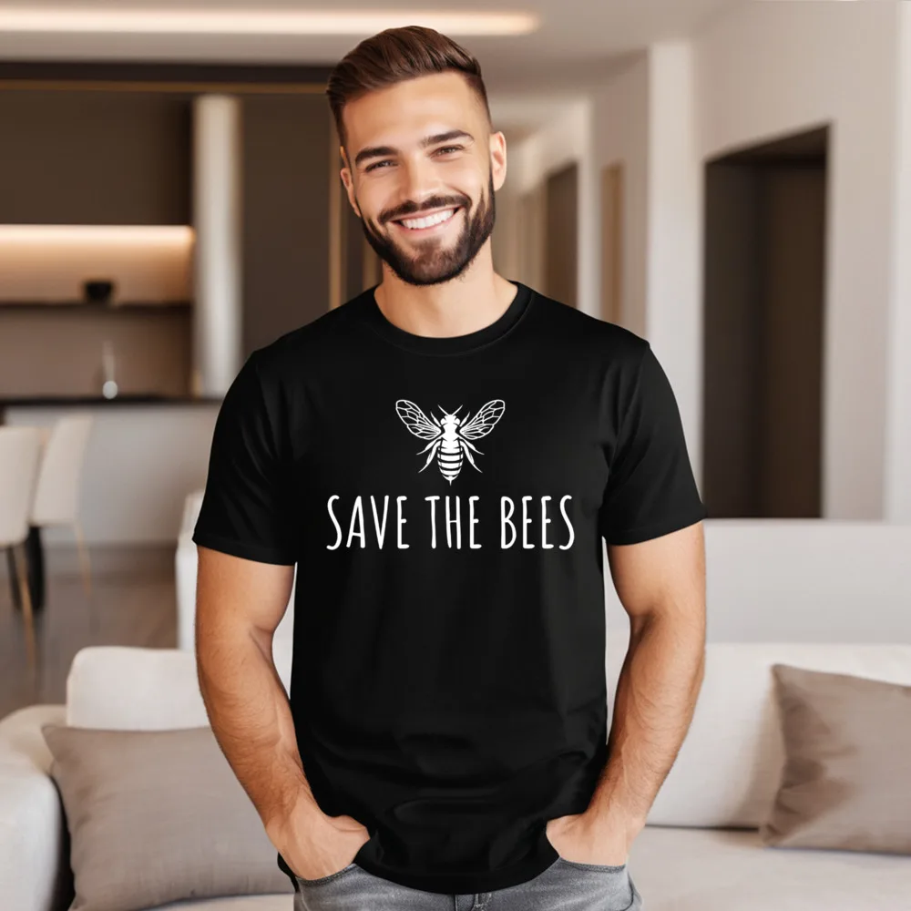 

Save the Bees 137 Slogan Labor Day 100% Cotton Crewneck Men's Tees Gift Tops Tees Newest Short Sleeve Tshirts