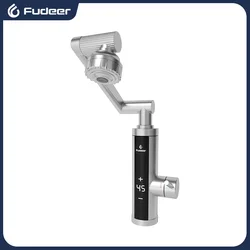 Fudeer Mechanical Arm Universal Faucet Bathroom Kitchen Splashproof Faucet Bathroom Countertop Basin Hot and Cold Tap Faucet