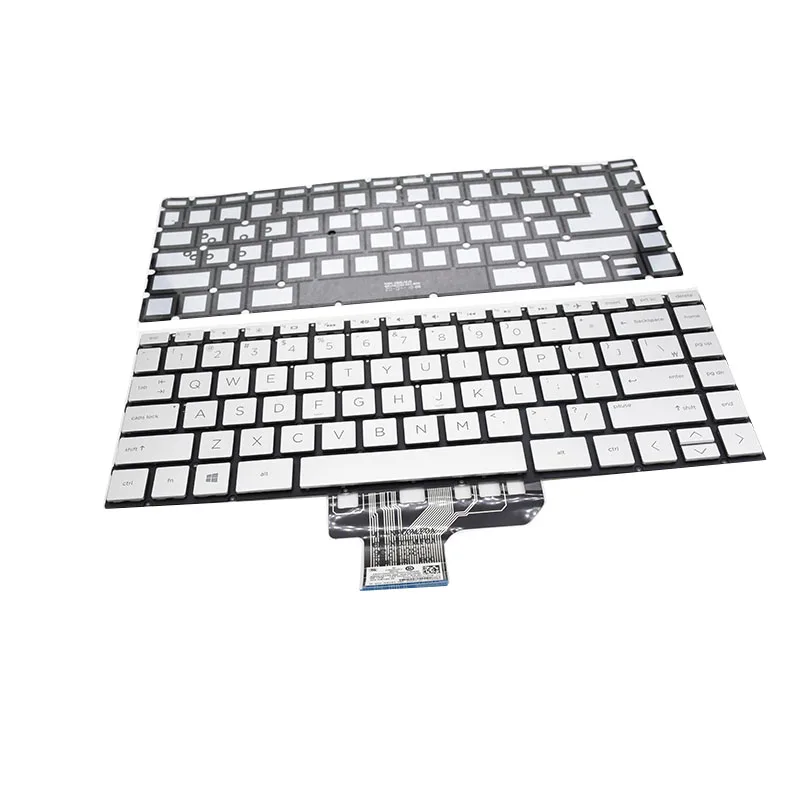 

US Keyboard With Backlight For HP 13-AN 13-AH 13-AG 13-AQ TPN-Q214 W136 133 W14 Silver Color