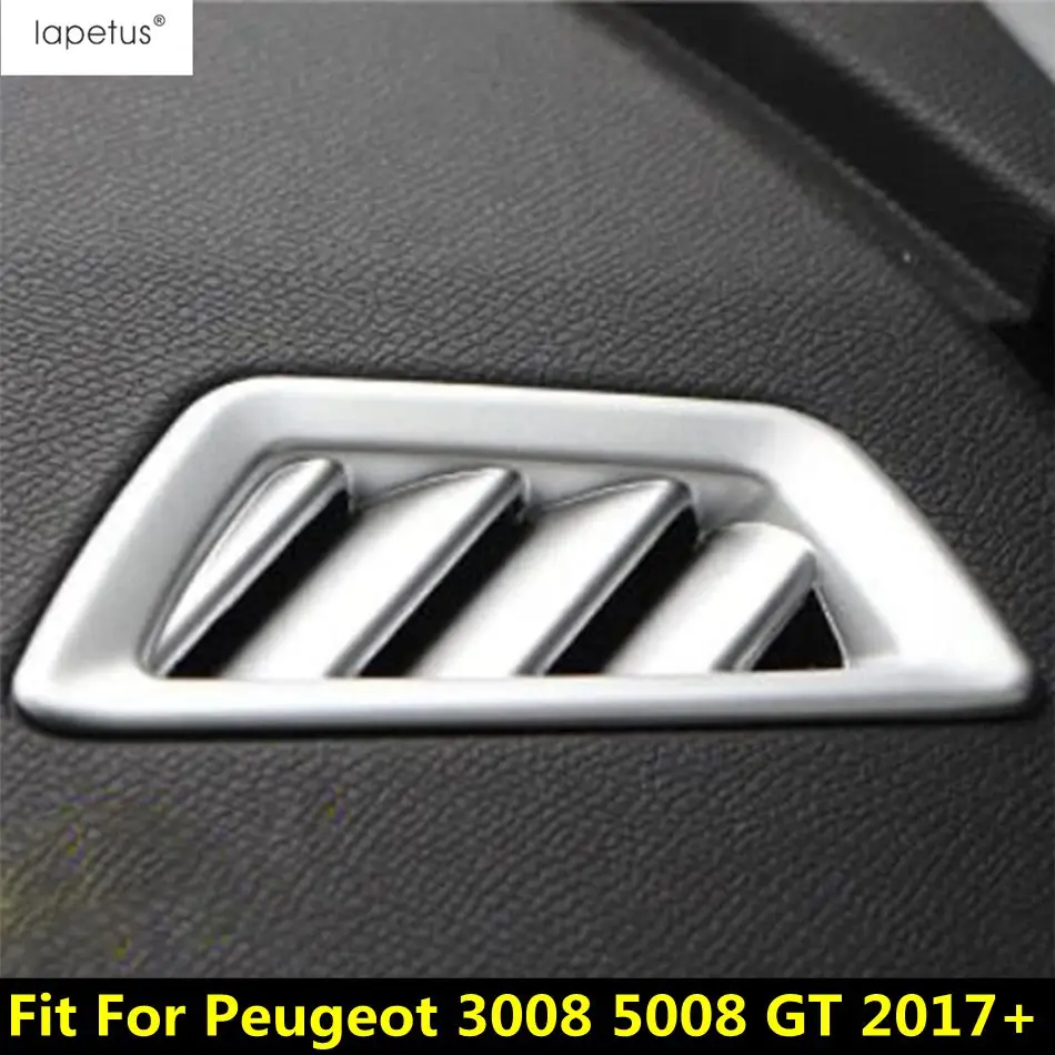 

Car Dashboard Front AC Air Conditioning Vent Outlet Frame Decoration Cover Trim Accessories For Peugeot 3008 5008 GT 2017 - 2023