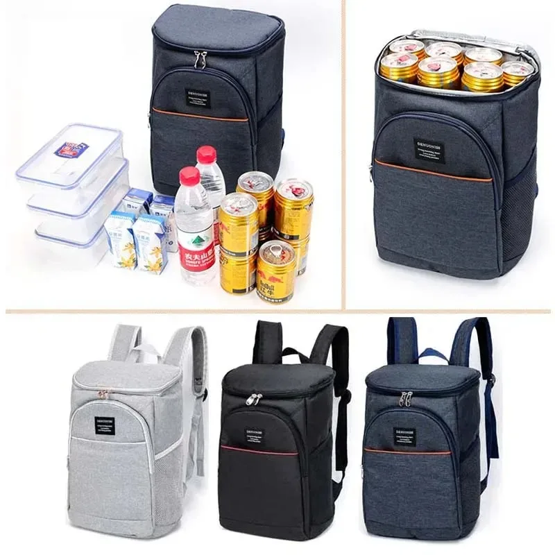 20L Thermal Backpack Waterproof Thickened Cooler Bag Large Insulated Picnic Refrigerator