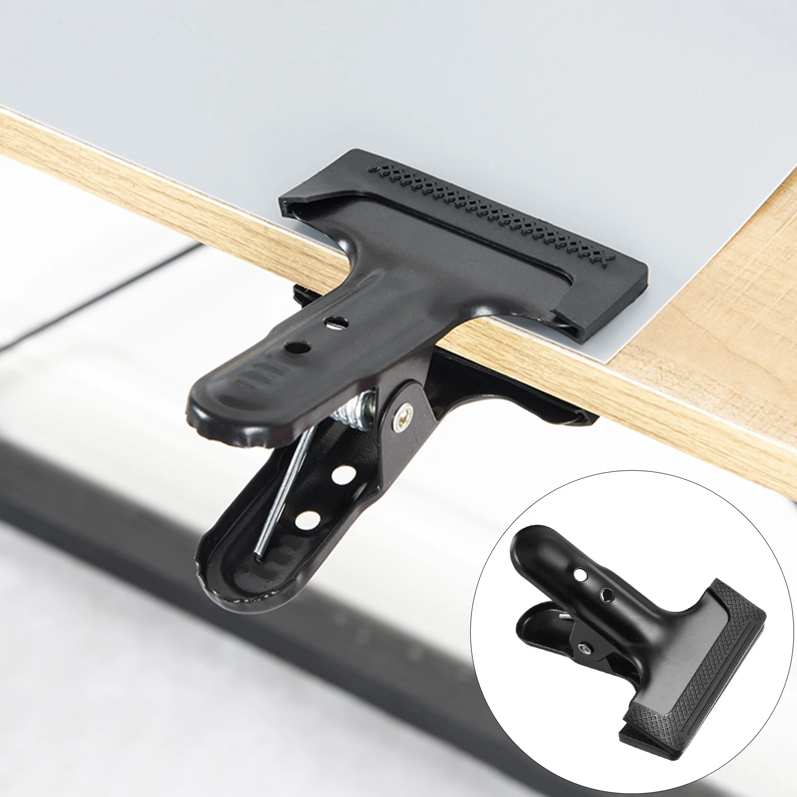 

3pcs Background Cloth Clamps Heavy Duty Metal Backdrop Spring Clamps For Photography Wrinkle Free Flattening Tool Durable Clip
