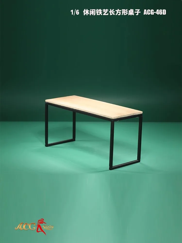1/6 Premium Fluwelen Enkele Dubbele Drievoudige Bank Ijzeren Tafel Scène Decoratie Prop Model Fit 12 ''Soldaat Action Figure Poppen speelgoed