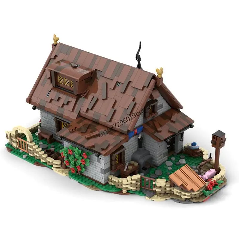 ชุดตัวต่อโมเดลปราสาทยุคกลางยุโรป 2591 ชิ้น รุ่น Henry Tavern ของเล่นสร้างสรรค์สำหรับเด็ก ของขวัญวันเกิด ปริศนาแบบประกอบเอง