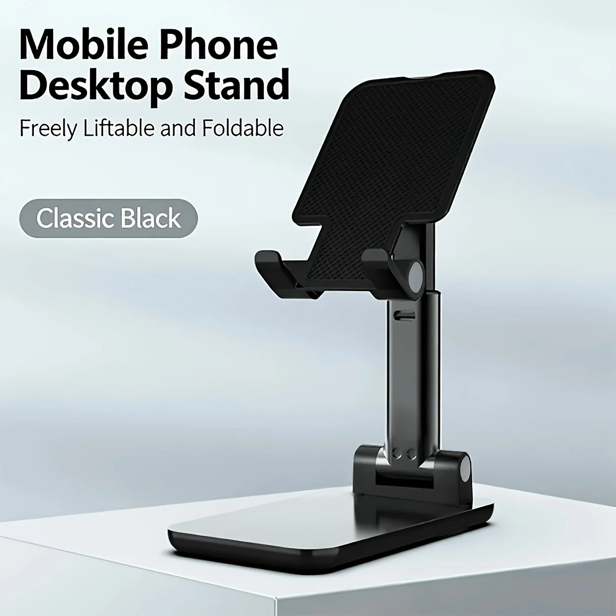 Foldable Desktop Phone Holder Telescopic Phone Stand MultiFunction Adjustable Support Stand Suitable for All iPhone Samsung Etc