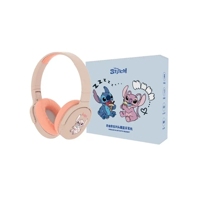 Disney Stitch P2961 auriculares Bluetooth Gaming deporte sobre la oreja auriculares reducción de ruido sonido envolvente auriculares inalámbricos para niños
