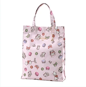 Bolso grande Laduree, bolso de compras bonito, bolso escolar para mujer, bolso para mamá, bolso de moda de poliéster estampad...