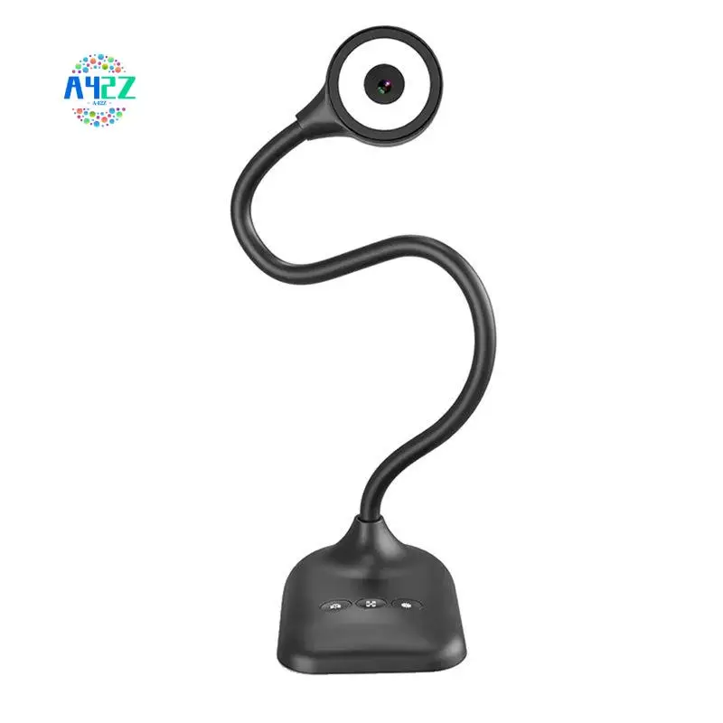 A42Z-USB Document Camera, Document Webcam Camera With Mic, LED Lights, Image Invert, Folding For Learning Teaching