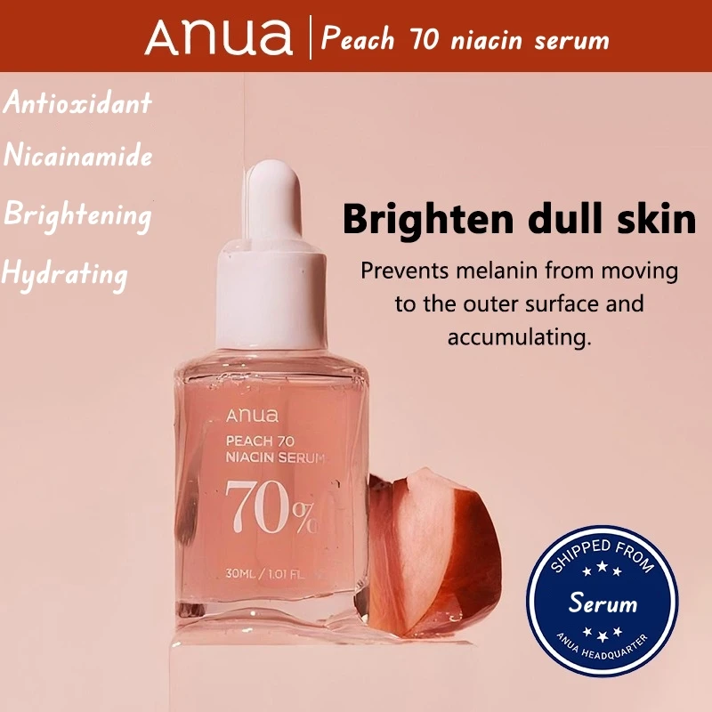 Anua Niacinamide Essence persik 77 Toner Pelembab Losion Serum Wajah asli 250ml produk kecantikan perawatan kulit