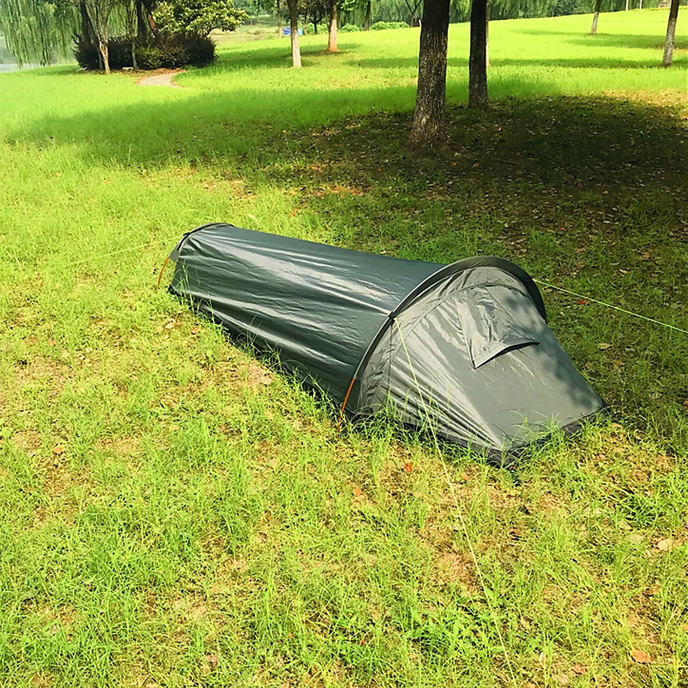 Imagem -05 - Tenda Mochila Ultraleve Outdoor Camping Bolsa de Dormir Tent Leve Uma Única Pessoa Bivvy Bagtent Novo