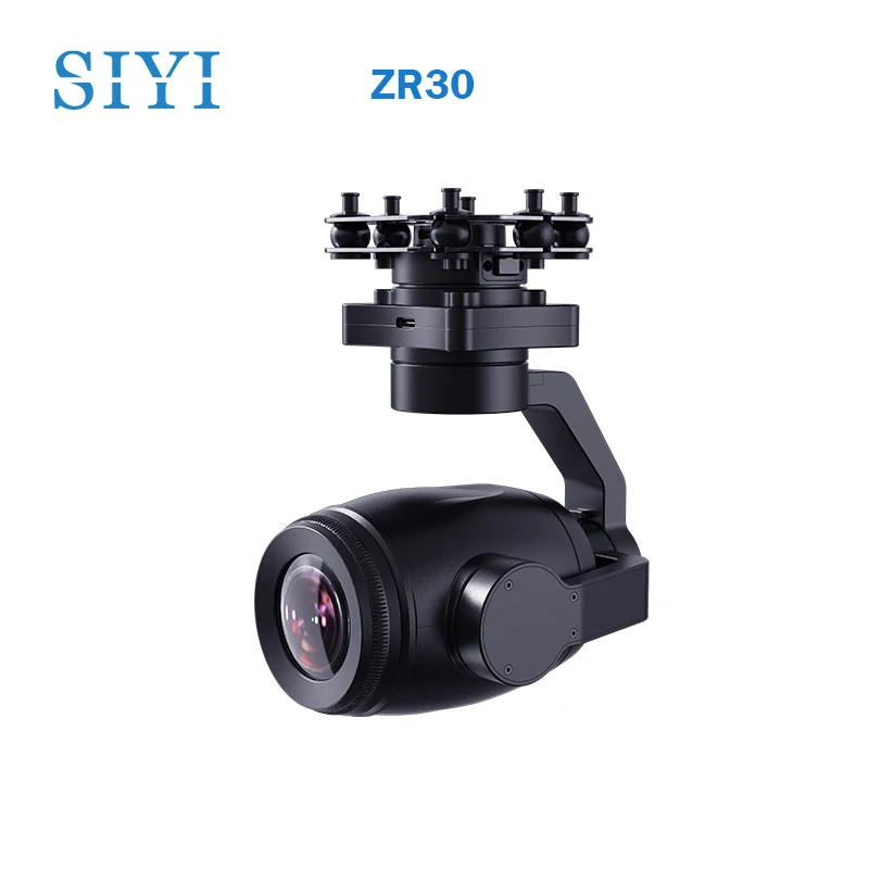 SIYI ZR30 4K 8MP Ultra HD 180X Hybrid 30X Optical Gimbal Camera with AI Smart Identify and Tracking 1/2.7 Sony Sensor