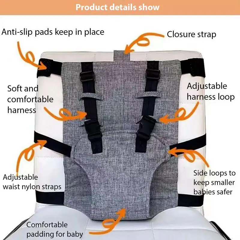 Guarda de Proteção Ajustável para Crianças, Alimentação Do Bebê, Cadeira De Jantar, Cinto, Assento De Carro, Arnês De Segurança, Stop Babies, Deslizando, Caindo