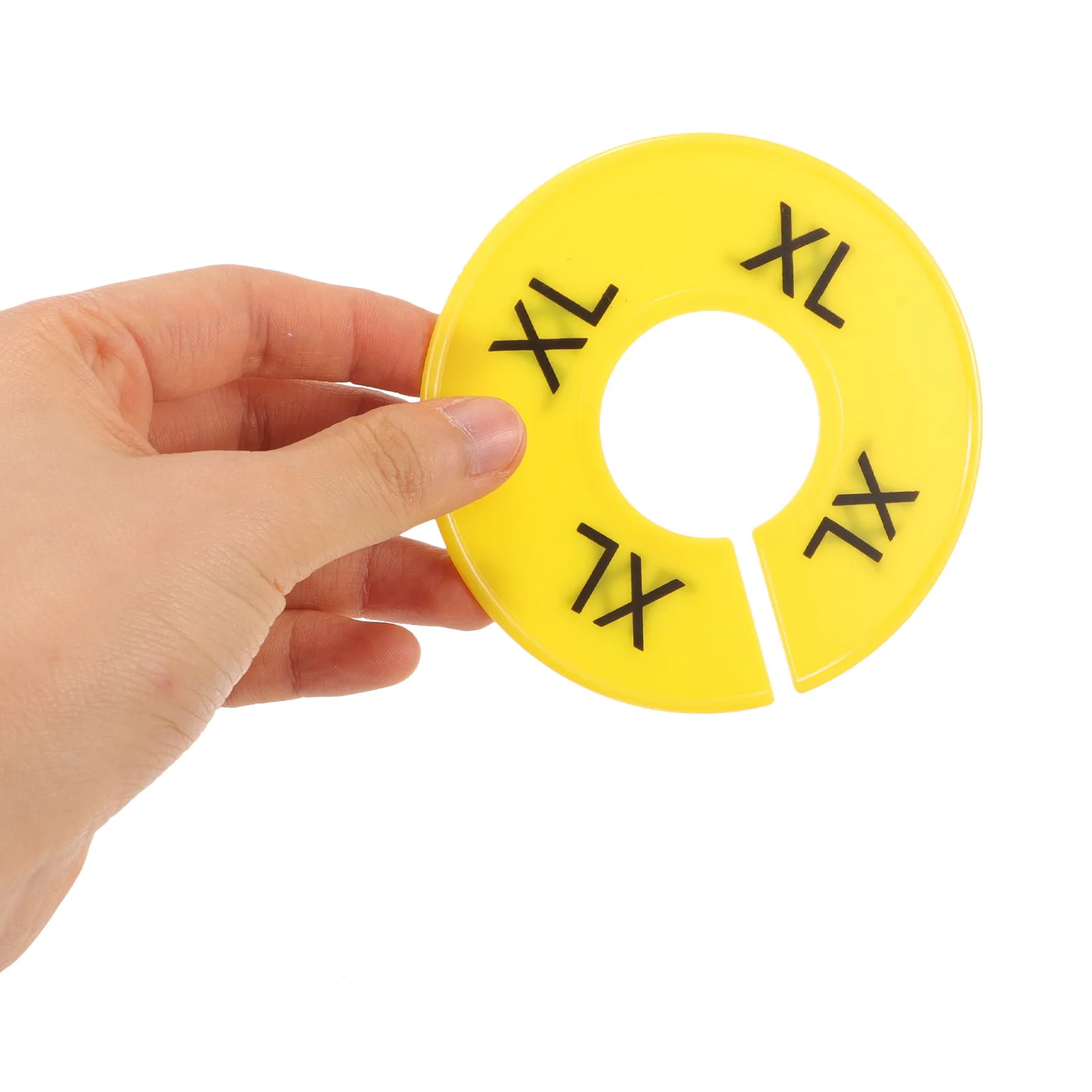 20Pcs Clothing Size Dividers Plastic Hanger Separators for Closet Organization S M L Xl Xxl Retail Store Home Use Convenient