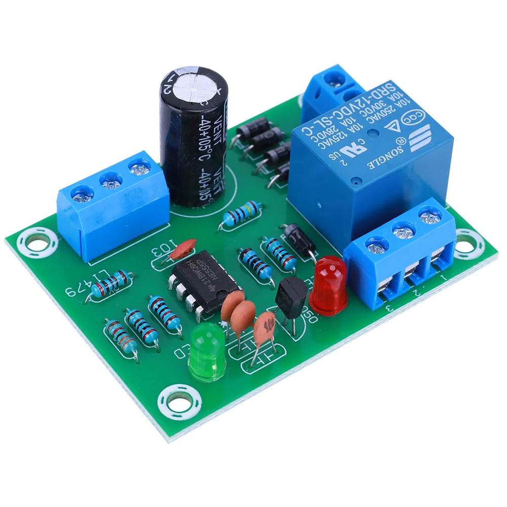 Датчик обнаружения уровня воды постоянного тока 12 В, модуль платы автоматического контроллера уровня воды, модуль контроллера уровня воды для резервуара для пруда