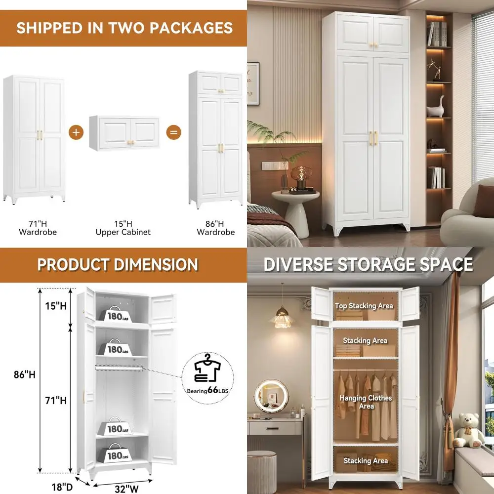 Metal Armoire Close…