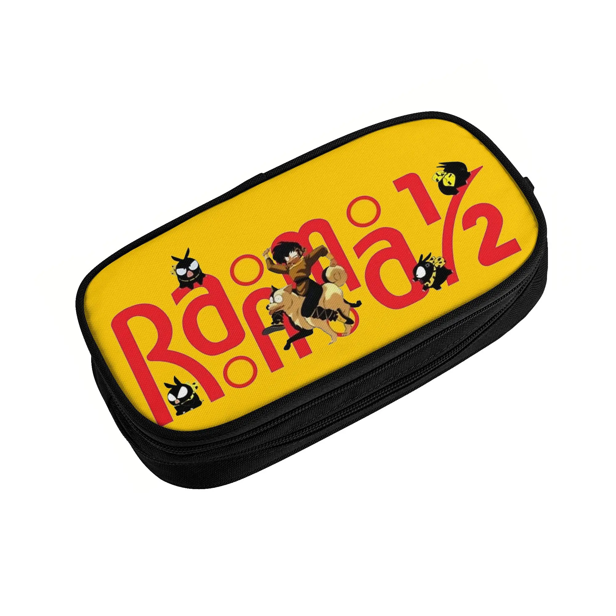 

Ryoga Ranma 1/2 P-chan Pigs Pencil Cases Cute Pen Box Bag Girls Boys Big Capacity School Supplies Zipper Pencilcases