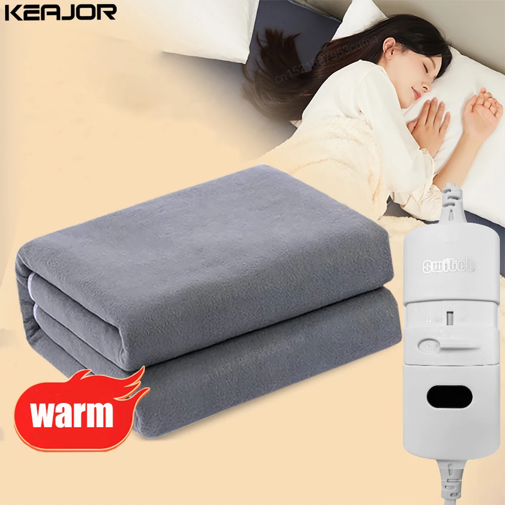 Electric Blanket Automatic Thermostat Electric Heating Blanket Body Warmer Thermal Mattress for Bed Blanket Heated Mat Pad 220V