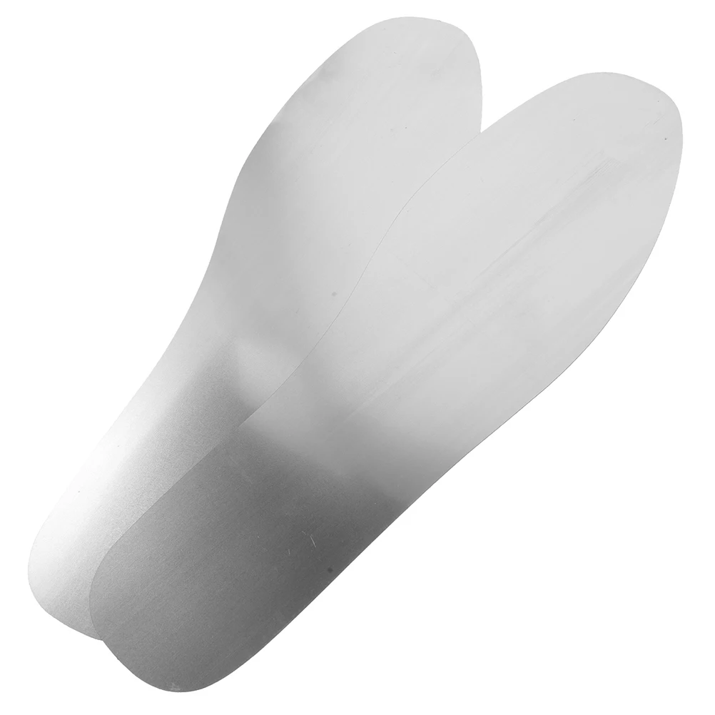 1 زوج الفولاذ المقاوم للصدأ المضادة للأظافر نعال الحذاء إدراج السلامة للمشي التخييم الرياضة العمل الرجال النساء الرجال نعال الحذاء #2