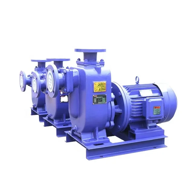 

Clean water pump horizontal self priming centrifugal pump on ground