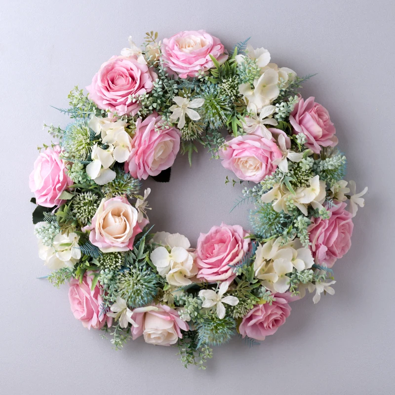 

Nordic wreath door decoration simulation flower