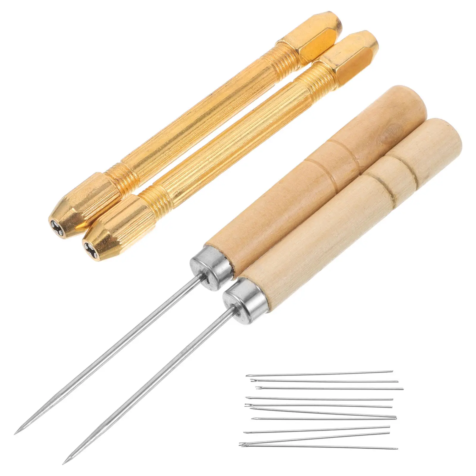 

1Set Hair Rooting Tool Precision Implantation Durable Copper Handle Replaceable Needles Comfortable Grip Awl-Style Design For