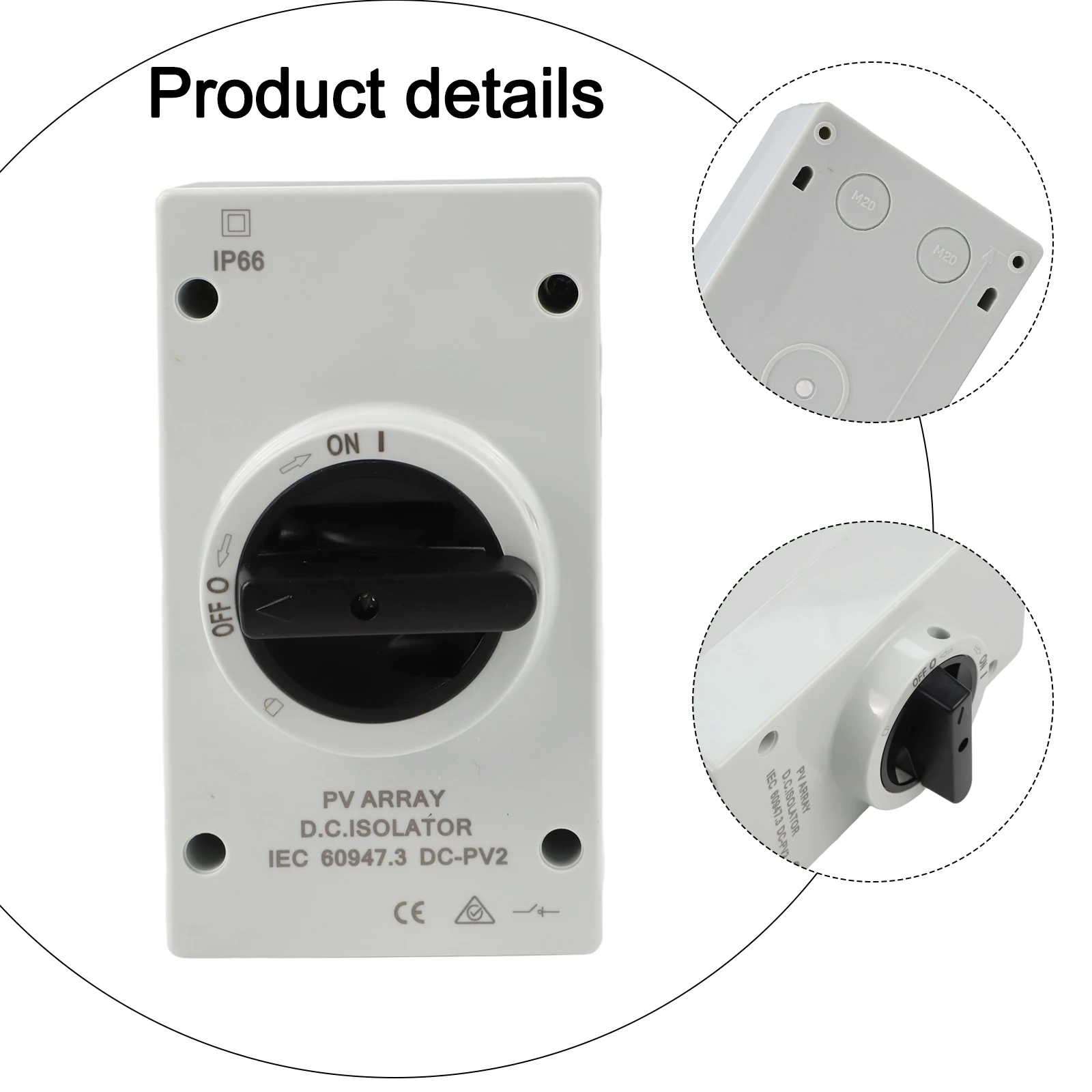 

New Isolation Switch Isolation Switch 000 Times 100 32A 1000V 50/60HZ For Photovoltaic Systems From 300V To 1000V