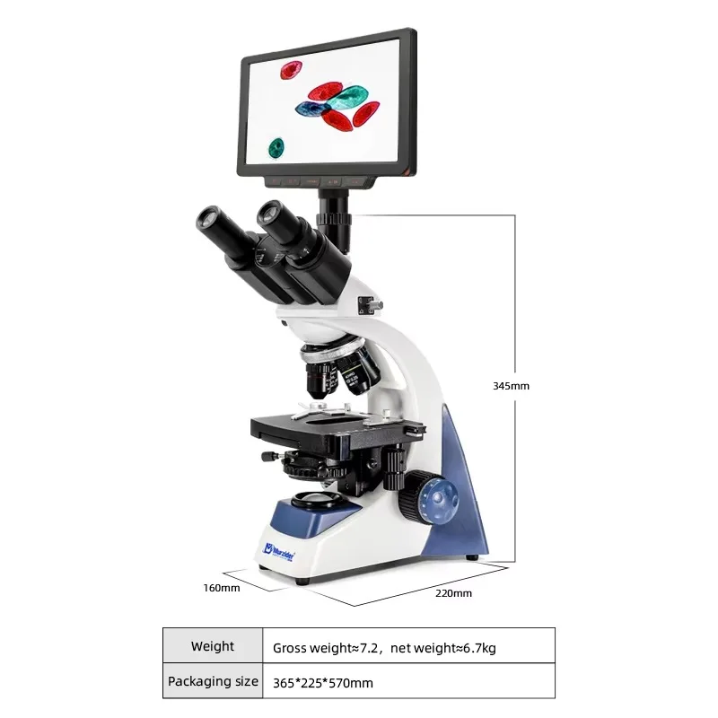 105-T-9C 1000X Biological Microscope Medical Lab Biological for Use by Biology Students
